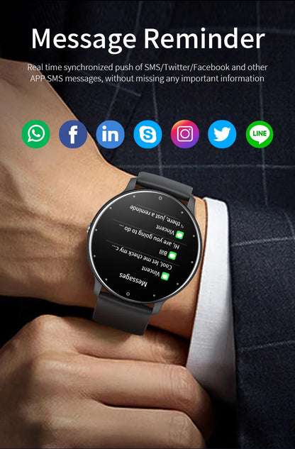Bluetooth Fitness and Activity Tracker Smartwatch