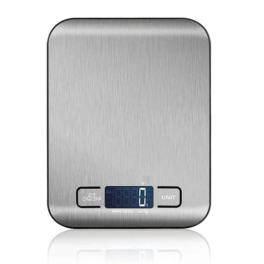 Stainless Steel Digital Kitchen Scale 5kg Capacity