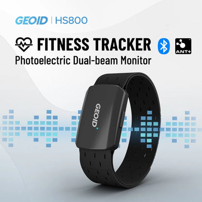 GEOID Armband or Chest Strap Heart Rate Monitor (Compatible With Strava, Garmin, Wahoo)