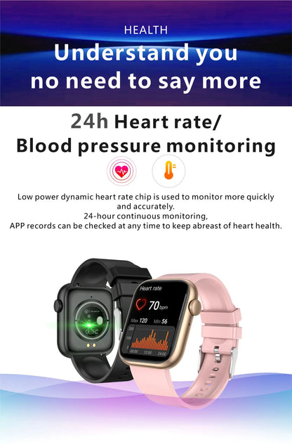 Bluetooth Fitness and Activity Tracker Smartwatch