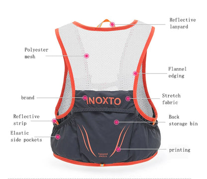 Ultra Lightweight Hydration Vest ,Running Backpack Suitable For Marathon, Hiking, Cycling