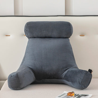 Reading Pillow, Back Support Pillow for Sitting in Bed With Arms, Back Bed Rest Pillow
