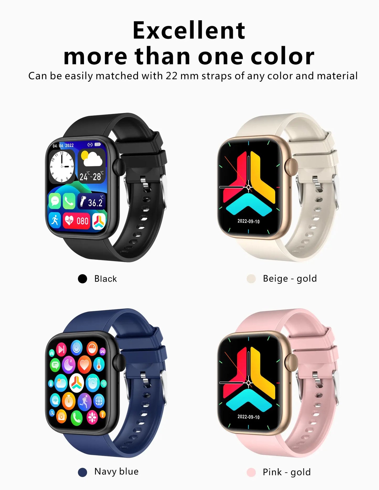 Bluetooth Fitness and Activity Tracker Smartwatch