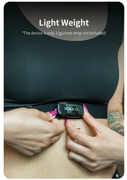 Heart Rate Monitor Chest Strap-Works with Strava/Wahoo Fitness/Peloton/Zwift/DDP Yoga App