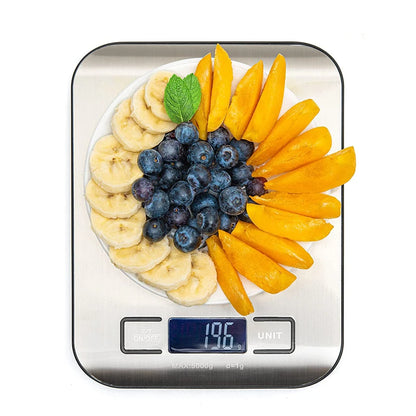 Stainless Steel Digital Kitchen Scale 5kg Capacity