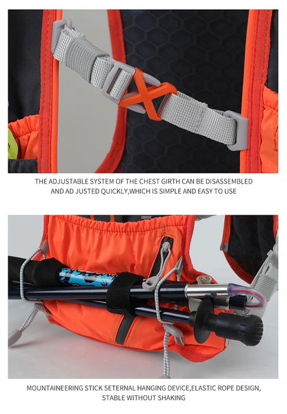 5L Lightweight Hydration Vest, Running Backpack, Suitable for Marathon, Hiking, Cycling