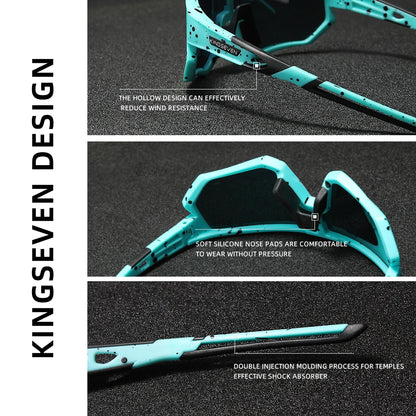 KINGSEVEN Cycling Sunglasses , MTB / Road, UV400 Polarized Eye Protection