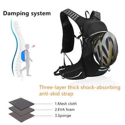 Ultralight 16L Backpack,  Hydration Backpack For Running, Hiking, Cycling with 2L or 3L Water Bladder / Bottles (Optional)