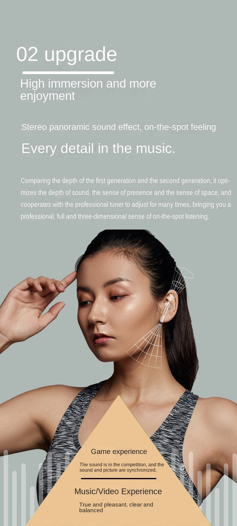 Xiaomi J18 Bluetooth Stereo Earbuds With Mic