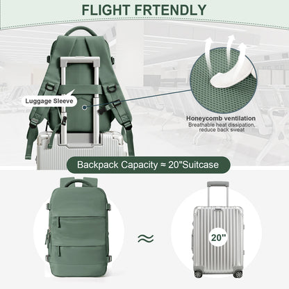 Carry On Size (40x20x25) Backpack, Travel Gym Bag, Under Seat Small Cabin Bag