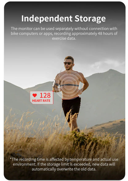 Heart Rate Monitor Chest Strap-Works with Strava/Wahoo Fitness/Peloton/Zwift/DDP Yoga App