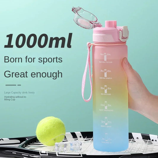 Large Capacity 1 Litre Leakproof Water Bottle