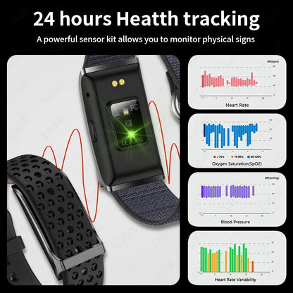 LIGE No Screen Smart watch & Heart Rate Monitor