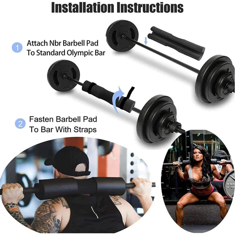 Barbell Shoulder Pad, Non-slip, Gym / Fitness Neck Protection Pad