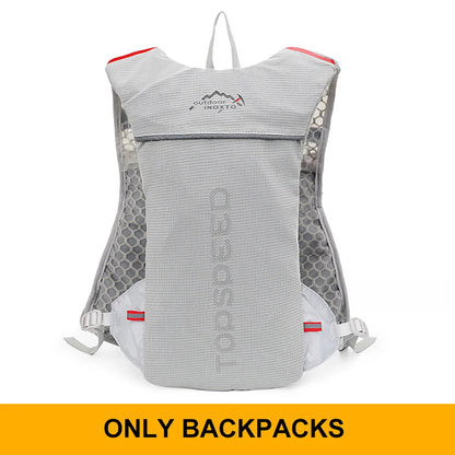 Trail Running 2-5L Ultralight Backpack, Hydration Jogging Vest With Water Bottles 500ML
