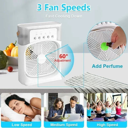 3 In 1 Air Cooler Fan, Air Humidifier Fan
