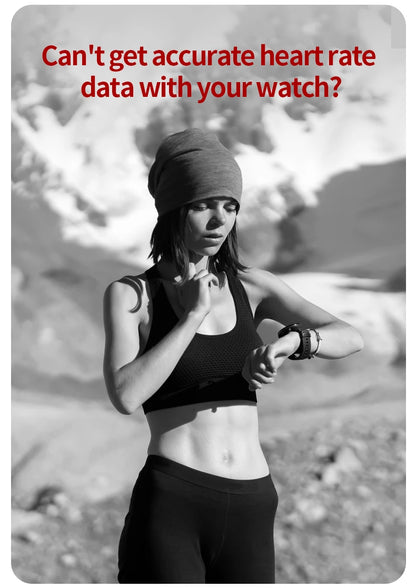 Heart Rate Monitor Chest Strap-Works with Strava/Wahoo Fitness/Peloton/Zwift/DDP Yoga App