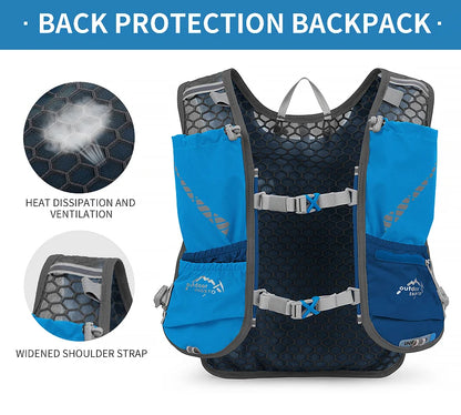 5L Lightweight Hydration Vest, Running Backpack, Suitable for Marathon, Hiking, Cycling