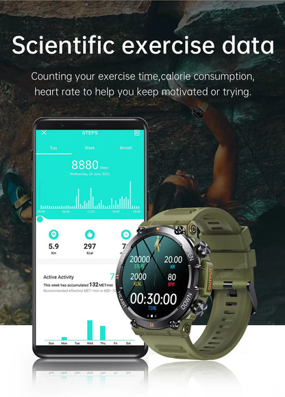 Bluetooth Fitness and Activity Tracker Smartwatch