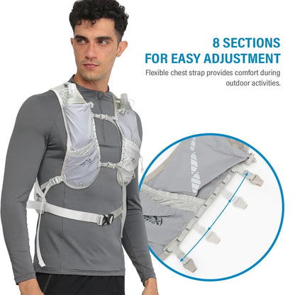 12L Ultra Lightweight Backpack / Hydration Vest For Trail Running, Cycling, Hiking