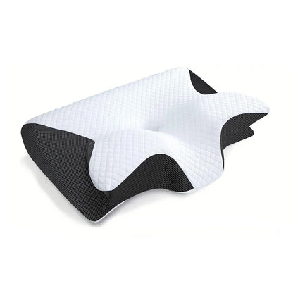 Memory Foam Cervical Pillow, Ergonomic Contour Pillow for Neck Pain, Contoured Support Pillow
