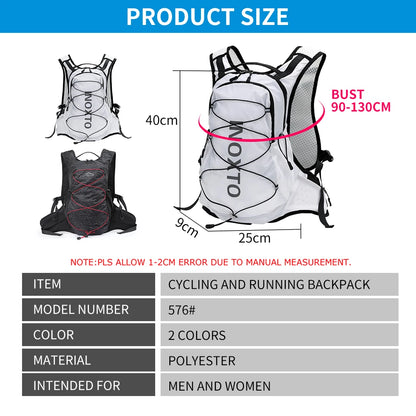 Lightweight Hydration Vest, Backpack for Cycling, Running, Hiking