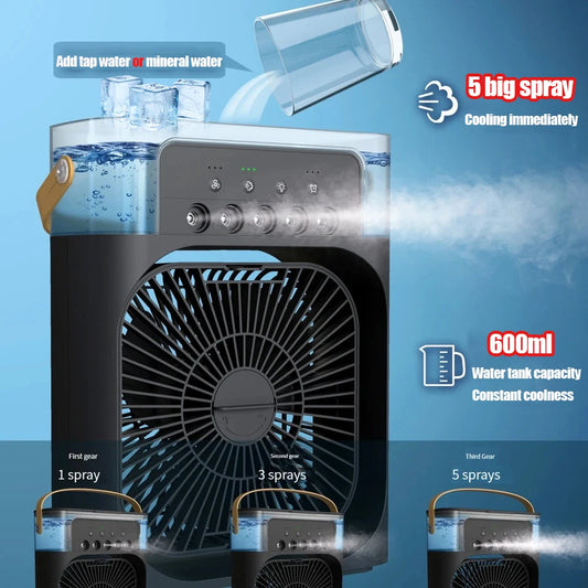 3 In 1 Air Cooler Fan, Air Humidifier Fan