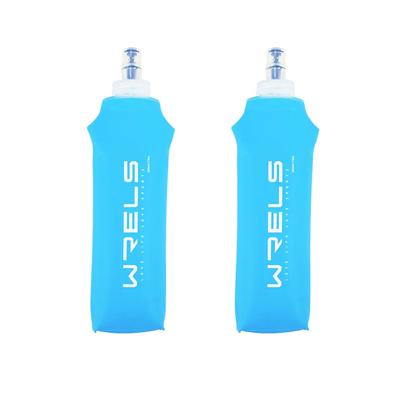 150ml 250ml 500ml Collapsible Silicone Water Bottle / Gel Bottle For Running, Camping, Hiking, Travel