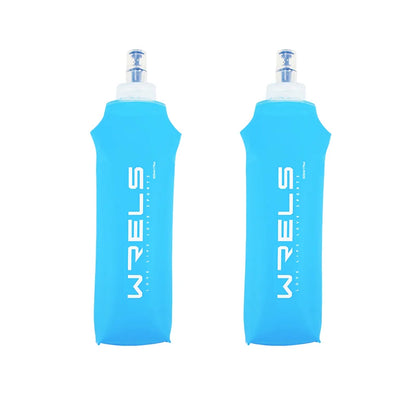 150ml 250ml 500ml Collapsible Silicone Water Bottle / Gel Bottle For Running, Camping, Hiking, Travel