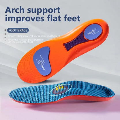 Orthopedic Insoles, Shock Absorption Breathable Shoes Insole for Running