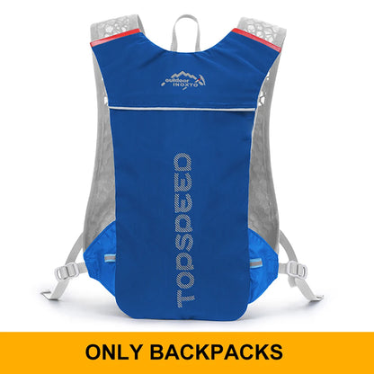 Trail Running 2-5L Ultralight Backpack, Hydration Jogging Vest With Water Bottles 500ML