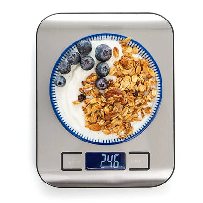 Stainless Steel Digital Kitchen Scale 5kg Capacity